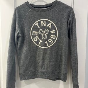 TNA/ARITZIA Grey Crewneck